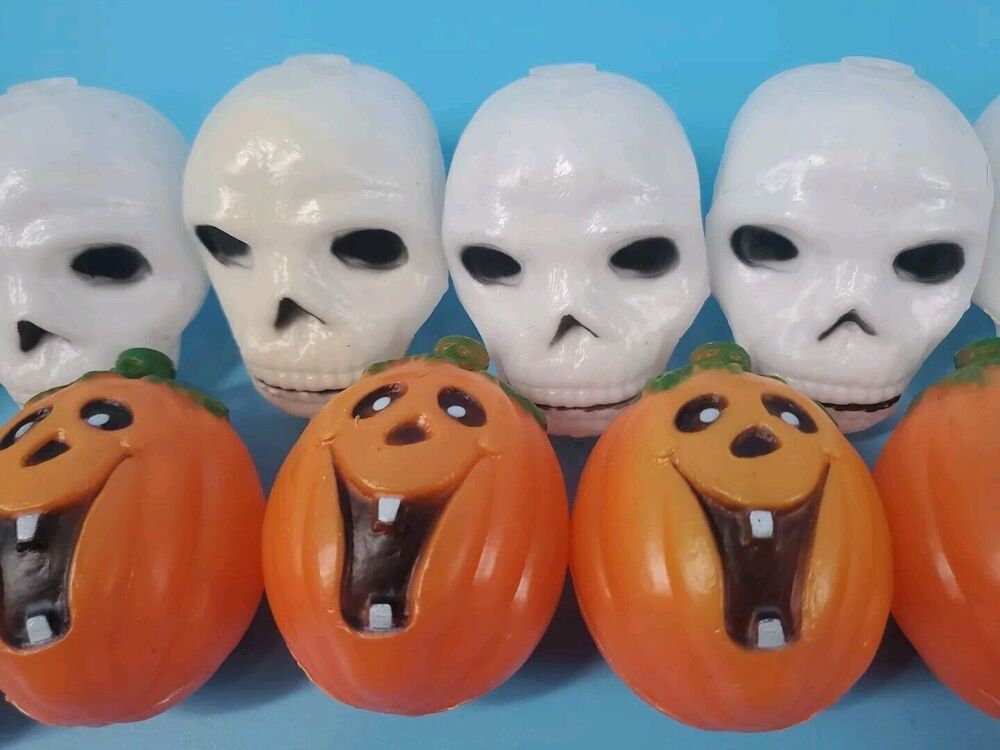 Halloween Blow Molds  Skull And Jack-Lantern Replacement For String Lights